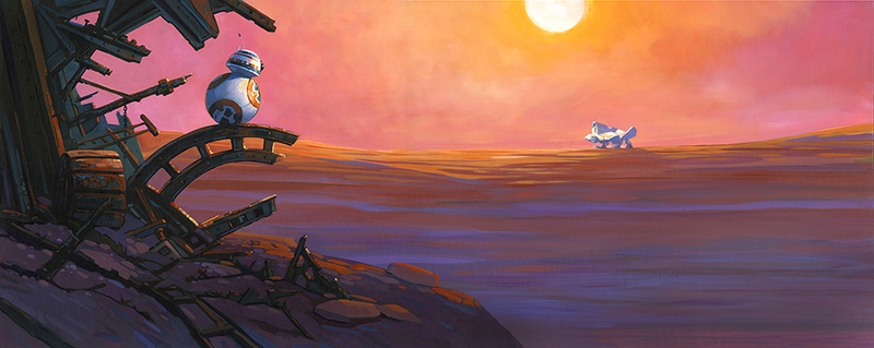 Illustration for article titled Fall in Love With BB-8 All Over Again With These Beautiful Paintings